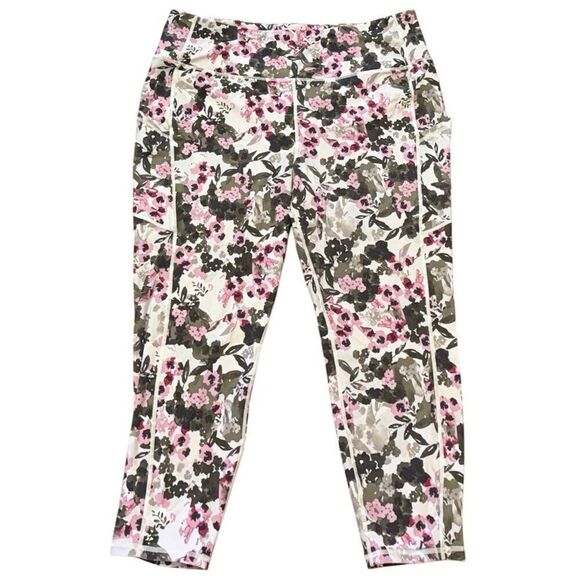 Torrid Ditsy Floral Performance Core Crop Active Legging Size 3 3XL - Picture 3 of 12